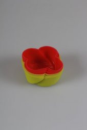 Silikon Kek Kalıbı Gül Desenli 6Lı - 3