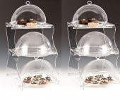 Alkan Roll Top Fanuslu Teşhir 3 Katlı 32,5 Cm - 1