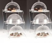 Alkan Roll Top Fanuslu Teşhir 3 Katlı 32,5 Cm - 2