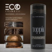 Toppik Orta Kahve 27,5 Gr Saç Tozu Fiberi Topik Made İn Usa Amerikan Malı - 3