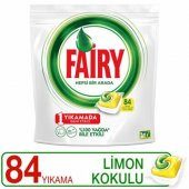 Fairy Hepsi Bir Arada 84 Yıkama Limon Kokulu Table - 1