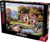 Anatolian 1500 Parça Puzzle : Taş Köprü Konağı - 2