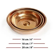 Shark Anadolu Bakır Hamam Tası - 4