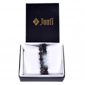 JTKB19092 JANTİ AYTAŞI AKİK LAV DOĞALTAŞ KOMBİN BİLEKLİK - 2