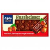 ALPEN GOLD NUSSBEİSSER FINDIKLI ÇİKOLATA 100 GR - 1