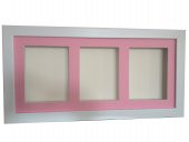 Beyaz 3 bölmeli çerçeve - 1