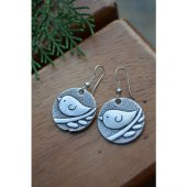 STONEAGE Bohem Twitter Kuşlu Bayan Küpe thumbnail 1