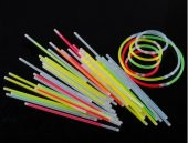 10 Adet Glow Stick Bracelet Fosforlu Kırılan Çubuk BiIeklik - 3