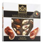 J.D.Gross:  Pralinés Supérieurs  Belgian Chocolate Sea Shells filled with Hazelnut Pralines 250 gr - 1