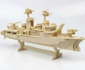 Destroyer Maketi - Dev Boy 3 Boyutlu Puzzle - 3