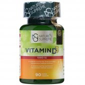 Natures Supreme Vitamin D3 1000 IU 90 Kapsül - 1