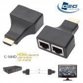 C-16HD CAT6 KABLO UZERİNDEN HDMI EXTENDER RJ45 30 METRE - 3