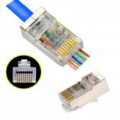 FC5E-5101 YENİ NESİL RJ45 METAL KORUMA KABLO ÇIKŞILI 100 ADET - 6