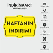 İndirim Reklam Promosyon Kampanya Market ve Mağaza Fiyat Afişi Görsel İNDİRİMKART 110x75MM 100 ADET - 1
