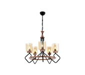 Avonni AV-60135-5BSY Siyah Boyalı Avize - 1