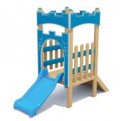 Ahşap Minik Kale Oyun Parkı Oyun Alanı Çocuk Park Bahçe Oyuncak - 2