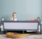 Tommybaby Katlanır Yatak Bariyeri Bebek Yatak Korkuluğu 150 cm - 2