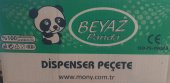 BEYAZ PANDA 200 YAPRAK DİSPANSER MASA PEÇETESİ - 1