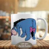 Winnie The Pooh Fiyonk Kuyruklu İyor Kupa Bardak Hediyelik-P23a - 1