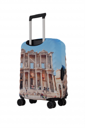 Sh 00014 Desenli Büyük Boy Valiz Kılıfı - 2
