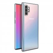 Samsung Galaxy Note 10 Plus (N975) Kılıf FitCase Toz Koruma Tıpalı Şeffaf Arka Kapak - 1