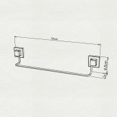 TEKNOTEL YAPIŞKANLI UZUN HAVLULUK KROM EF260 - 3