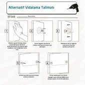 TEKNOTEL YAPIŞKANLI UZUN HAVLULUK KROM EF260 - 5