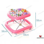 Taşpınar 3 Kademeli Lüx Balıklı Yürüteç 10 Teker - 5