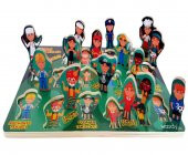 Ahşap Çocuk Oyuncak Puzzle Meslekler Bultak Montessori İngilizce Meslekler - 3