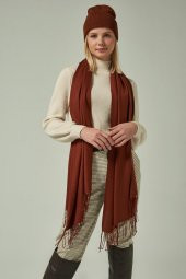 Felice Butik 12107 Kiremit Rengi Şal - 2
