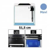 Fivestar R500 İthal Akvaryum 51,5 cm Mavi Led Işık+Dahili Filtre - 1