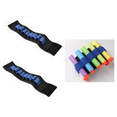 NERF OYUNCAK MERMİ  UYUMLU YELEK  + MERMİ DEPOLAMA BİLEKLİK - 3