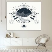 Bohem Tarz Deniz Dalga Desenli Duvar Örtüsü - 6