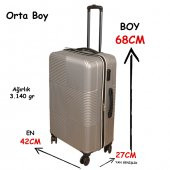 BBS KLASSEN 3 Lü Valiz Seti Büyük+orta+Kabin - 7