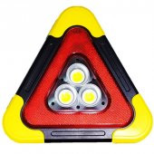 Reflektör Fener Şarjlı-Solar Şarjlı Reflektör-Işıklı Dikkat - 1