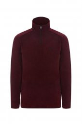 Thermoform Polarline Erkek 1/4 Fermuar Sweatshirt Bordo - 1