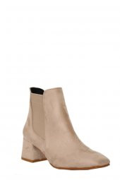 391201Bej Kadın Topuklu Ayakkabı - 1