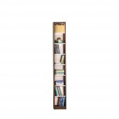 Adore Modern 8 Raflı İnce Kitaplık MBK-18-NB-1 Noce-Lake Beyaz - 12