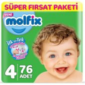 Molfix Bebek Bezi 4 Beden Maxi 76x3:228 Adet - 2