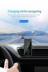 Spy QI 3.0 10W Kablosuz Hızlı Şarj Araç İçi Telefon Tutucu - 8