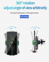 Spy QI 3.0 10W Kablosuz Hızlı Şarj Araç İçi Telefon Tutucu - 9