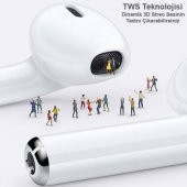 Dokunmatik Kablosuz Bluetooth Kulaklık XİAOMİ REDMİ 8 UYUMLU - 3