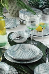 Kütahya Porselen Nanokrem 24 Parça Yemek Seti 891009 - 1