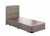 Luna Baza Başlık Yatak Seti - 90x190 cm Tek Kişilik Ortopedik Set Sağlamlaştırılmış Sandıklı Baza - 6