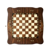 Helena Wood Art Carvo El Yapımı Orta Boy Ahşap Tavla Seti - 3