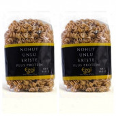 Ezgi Gıda Nohut Unlu Burgu Makarna 350 gr (VEGAN) X 2 ADET - 1