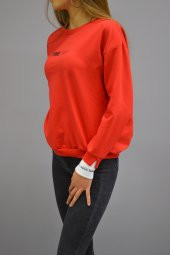 Timeless Kırmızı Sweatshirt - 2