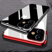 Apple iPhone 11 Kamera Korumalı Köşeleri Renkli Şeffaf Kılıf - 2