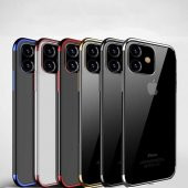 Apple iPhone 11 Kamera Korumalı Köşeleri Renkli Şeffaf Kılıf - 7