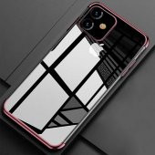 Apple iPhone 11 Kamera Korumalı Köşeleri Renkli Şeffaf Kılıf - 8
